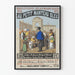 Vintage poster Boulevard Beaumarchais bij het Kleine Blauwe Manteltje