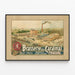 Vintage poster van Brasserie du Cardinal Fribourg 1837-1905 — ingelijst kunstwerk aan de muur