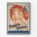 Decorative vintage poster Flygets lilla fästmö with Shirley Temple