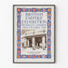 Vintage Britse Rijk Tentoonstelling 1924 - Historische muursticker