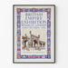 Vintage poster van de British Empire Exhibition 1924 Londen