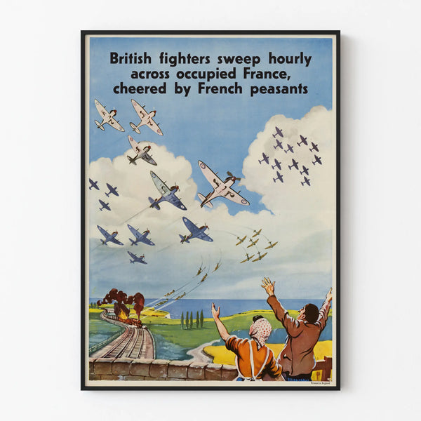 british-fighters-sweep-hourly-across-occupied-france-cheered-by-french-peasants
