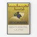 Vintage poster Bronchoseptol Lauriat tegen hoest