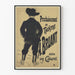 Vintage poster binnenkort in het theater A. Bruant