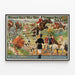 Vintage poster Buffalo Bill's Wild West & Pawnee Bill's Far East - Wanddecoratie met paardensport en sportieve thema's — ingelijst kunstwerk aan de muur