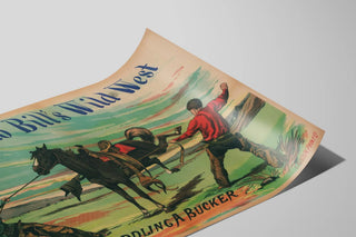 buffalo-bills-wild-west-saddling-a-bucker
