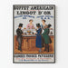 Vintage poster Buffet Américain Maison du Lingot d'Or
