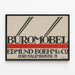 Vintage Poster Bureau Meubilair Edmund Boehm & Co — ingelijst kunstwerk aan de muur