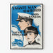 Vintage filmposter Yngste Man Ombord - Retro bioscoop wanddecoratie
