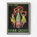 Vintage Poster Drink Iedereen Evian Cachat