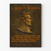 Vintage poster voor de aankoop van Liberty Bonds met portret van Abraham Lincoln