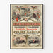 Vintage Spanish bullfighting poster: Gentlemen in the arena