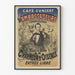 Vintage poster Café Concert des Ambassadeurs De Vogelsliever