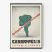 Vintage poster Carbónésie - Gezondheid en Vergiftigingen Preventie