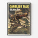 Vintage militaire poster Careless Talk Got There First
