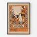 Vintage poster Bal des 4 Z'Arts 1912 - Uitnodiging Wanddecoratie