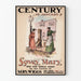 Vintage poster Century voor januari - Lovey Mary en Mrs. Wiggs