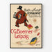 Vintage poster Boek & Kunst Antiquariaat C.G. Boerner Leipzig