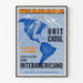 Vintage Poster Chamada VI Continentaal Congres Vrij Syndicalisme Inter-Amerikaans