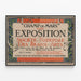 Oude poster Tentoonstelling Nationale Vereniging voor Schone Kunsten Champ de Mars 1891 — ingelijst kunstwerk aan de muur