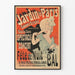 Vintage Poster of the Paris Garden, Champs-Élysées, Nighttime Show and Ball