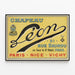 Vintage Poster Hoed Léon - 21 Rue Daunou Parijs — ingelijst kunstwerk aan de muur