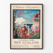 Vintage poster Château Tongariro - Nationaal Park van Nieuw-Zeeland