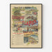 Vintage Poster Noord-Duitse Spoorweg - Excursies aan Zee