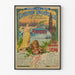 Vintage poster Noordse Spoorlijn Wereldtentoonstelling Antwerpen 1894