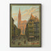 Vintage Poster van de Spoorwegen van Elzas en Lotharingen Straatsburg