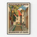 Vintage poster van de Oostspoormaatschappij - Bourbonne-les-Bains