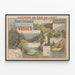 Vintage Poster van de Oosterse Spoorwegen - Circulaire Reizen in de Vogezen — ingelijst kunstwerk aan de muur