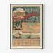 Vintage poster van de Westelijke Spoorwegen – Excursies in Normandië, Bretagne en Jersey-eiland