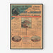 Vintage poster van de Westelijke Spoorwegen - Dienst Frankrijk & Eilanden Jersey, Guernsey via Granville en St. Malo