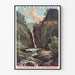 Vintage poster van de Orléans-spoorweg - Vic-sur-Cère in Auvergne
