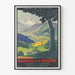 Vintage poster van de Zuid-Middellandse Spoorwegen - Bagnères de Bigorre Thermale Station