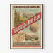 Vintage poster van excursies naar de Mont-Blanc spoorwegen P.L.M.