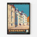 Vintage poster Château de Cheverny - Loire autorace circuits