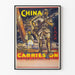 Vintage poster van Chinese militaire weerstand