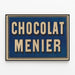 Vintage Chocolade Menier - Retro Reclameposter — ingelijst kunstwerk aan de muur