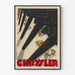 Vintage Chrysler poster - Art deco ontwerp en klassieke auto's