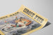 Vintage Poster of Summer Circus Acrobats on the Trapeze — artwork view