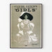 Vintage poster Clyde Fitch's grootste komedie Meisjes - Miss Pam
