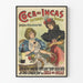 Vintage Coca Poster van de Inca's Vin Tonic en Digestief