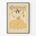 Vintage poster van Cococello Club in okerkleuren