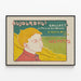Vintage verzamelposter voor kinderen — ingelijst kunstwerk aan de muur