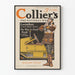 Vintage poster van een auto Collier's 1914 Sectie Automobielen