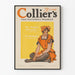 Vintage poster Collier's The National Weekly - De Stilzwijgende Vrouwendemonstrante