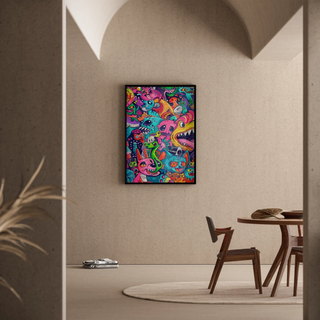 Pop Art Poster - Chromatic Explosion