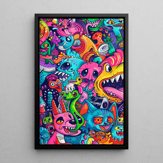 Pop Art Poster - Chromatic Explosion